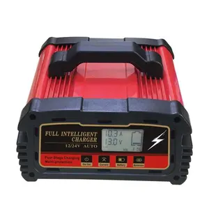 Cargador inteligente AGM para coche, batería de plomo ácido, 5 amperios, 10 amperios, 20 amperios, 24V, 12 V, 12 V, cargador de batería automático portátil