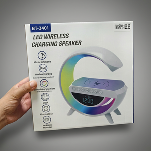 Altavoz Portátil Mini Radio para el Hogar con LED RGB 5.3, Batería Recargable, Soporte para TF/USB/AUX FM y Salida de 10W - Product Image 2