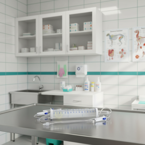Veterinär-Infusionsset mit Bürette Mikro-Tropfsystem 100ml/150ml Veterinärspritzen aus PVC-Material für Hunde & Katzen Sicher & Langlebig für den Tiergebrauch - Product Image 6