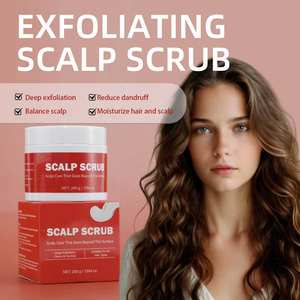 Exfoliante para el Cuero Cabelludo 200g, Marca Privada OEM, Sal Marina, Aloe, Anticaspa, Hidratante, Vegano - Product Image 2