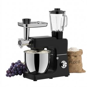 Mixeur Électrique Multifonctionnel Premium 10L en Acier Inoxydable à 6 Vitesses, Silencieux, pour Usage Domestique, Hachoir à Viande, Bol Mélangeur pour Gâteaux - Product Image 2
