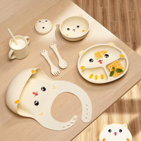 Assiette à dîner pour bébé en silicone, bol d'apprentissage créatif pour enfants, assiette divisée pour nourrissons, assiette pour aliments pour bébés, qualité alimentaire