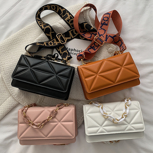 Bolso <span class=keywords><strong>de</strong></span> Hombro Casual <span class=keywords><strong>de</strong></span> Moda para Mujer, Estilo Simple, Correa Ancha, Bolso Cuadrado Pequeño, Nueva Llegada 2026 - Product Image 1