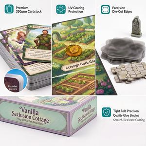 Jeu de cartes F Quest pour l'histoire interactive, conforme REACH, finitions tactiles, marque sensorielle pour la logique collective, boîte octogonale - Product Image 3