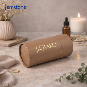Envase de Cilindro de Papel Kraft Biodegradable Personalizable y Ecológico para Aceites Esenciales y Cosméticos para el Cuidado de la Piel - Product Image 4