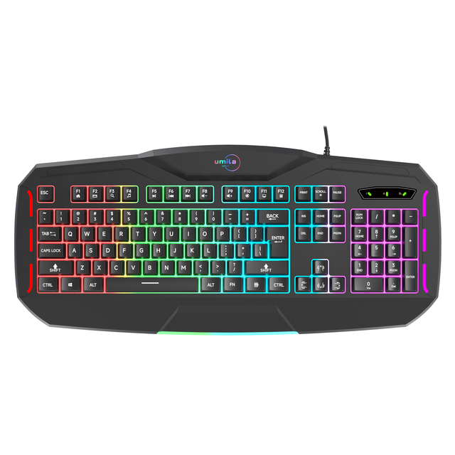 SC790 USB 2.0 New RGB Wired Gaming Keyboard with Precision Keys 104-Key Plug & Play Custom Logo
