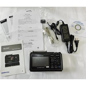 เครื่องบันทึกอุณหภูมิ Graphtec Midi Logger GL240 พร้อมจอแสดงผลรูปคลื่น สำหรับบันทึกข้อมูลด้านสิ่งแวดล้อม - Product Image 1