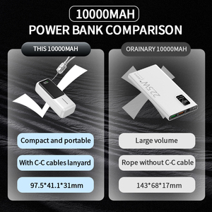Banques d'alimentation à charge rapide PD haute capacité 20000mAh <span class=keywords><strong>Mini</strong></span> banque d'alimentation <span class=keywords><strong>10000mAh</strong></span> pour téléphone - Product Image 4