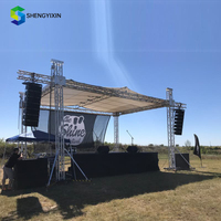 Tente d'événement d'extérieur en aluminium pour scène de concert Plate-forme élévatrice Design Stand Truss Display Toit de scène
