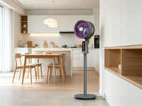 Ventilateur de circulation d'air pour grille de 255mm, 32 vitesses, moteur sans balais DC, ventilateur silencieux pour chambre à coucher, bureau, ventilation intérieure