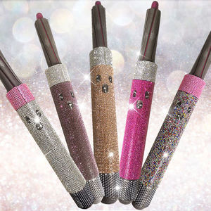 Fer à friser pour <span class=keywords><strong>cheveux</strong></span> moderne, design personnalisé, luxueux, pour salon de coiffure, avec des cristaux brillants, des strass, des diamants, amovible, auto-adhésif - Product Image 1