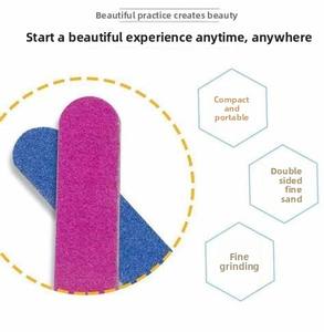 Limes à ongles professionnelles miniatures <span class=keywords><strong>en</strong></span> gros, double face, grain 100/180, jetables, <span class=keywords><strong>en</strong></span> <span class=keywords><strong>bois</strong></span> naturel, pour manucure - Product Image 2