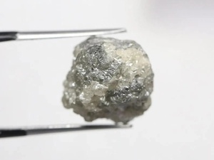 Diamant brut naturel de mine africaine de qualité supérieure 17,78 carats : Diamant gris non poli pour collection de bijoux, bague de fiançailles - Product Image 2