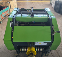 850 Mini presse à foin ronde avec bon prix Machine à presser la paille de pin à vendre