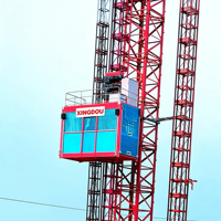 Palans de levage à crémaillère XINGDOU pour la construction de bâtiments