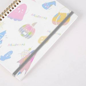 Cuaderno Personalizable con Diseño de Calabaza de Halloween, Tapa Doble Espiral, Banda Elástica, Planificador A5, Papel de 100 g/m², 200 Páginas, Regalo - Product Image 3