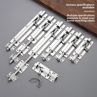 Loquet à boulon en acier inoxydable 304 épaissi pour portes en bois de salle de bain ; Loquet de porte antivol ; Nouveau type de style chinois