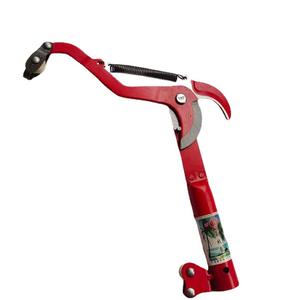 Podadoras de rama alta de doble rueda rojas, cuchilla de 70 mm, acero al manganeso 65, juego individual de podadoras hidráulicas para ramas gruesas - Product Image 3