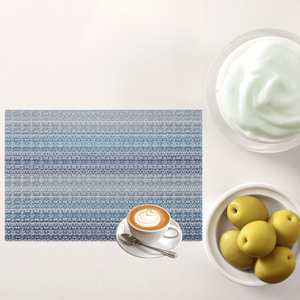 Tapis anti-brûlure de couleur dégradée délicate napperon en PVC tapis de mariage personnalisable taille de support tapis de vidange de cuisine personnalisé - Product Image 1