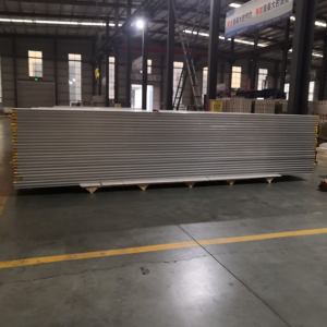 Panel de Lana de Roca Mecanizado con Clasificación de Resistencia al Fuego A1, Resistente a la Humedad e Insonorizado, para Talleres Farmacéuticos GMP - Product Image 3