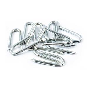 Tige barbelée galvanisée Type U Style Clou <span class=keywords><strong>Agrafes</strong></span> <span class=keywords><strong>de</strong></span> clôture Type U <span class=keywords><strong>Agrafes</strong></span> <span class=keywords><strong>galvanisées</strong></span> en forme <span class=keywords><strong>de</strong></span> U pour fixation <span class=keywords><strong>de</strong></span> fil barbelé - Product Image 6