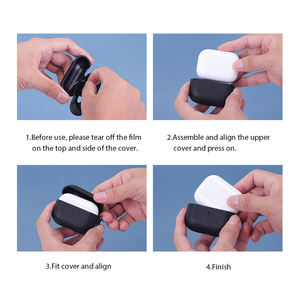 En gros Antichoc de Luxe En Cuir De Protection Étui Pour Écouteurs pour <span class=keywords><strong>Airpods</strong></span> pro - Product Image 4