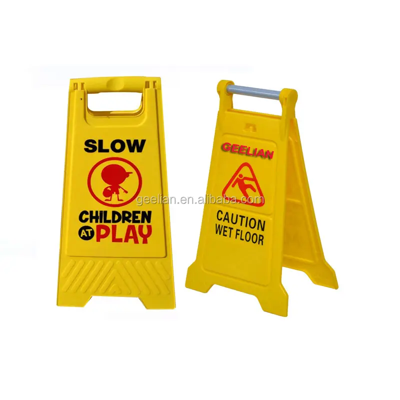 ПП пластиковый предупреждающий знак доска предупреждение влажный пол детский Знак для игры желтый или оранжевый