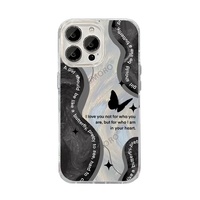 Coque antichoc peinte motif lapin de dessin animé vue dos pour 15/16/17 PM Yusha 14 Sweet Cool Cross Border
