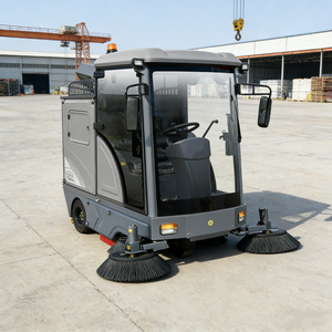 Balayeuse thermique à conduite fermée Tebai GS23, largeur <span class=keywords><strong>de</strong></span> nettoyage 2300 mm, pour parcs industriels, zones résidentielles, écoles, feuilles - Product Image 3