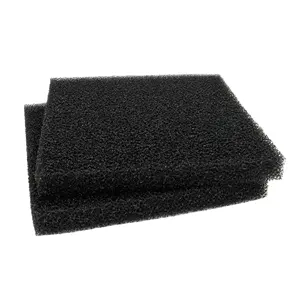 Factory wholesale Customized Size Carbon Sponge Filter Mesh Foam Activated Carbon Air Filter Material