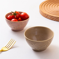 Veweet — ensemble de table en grès, surface gaufrée européenne, vaisselle unique, assiettes, bols, cadeaux, vente en gros