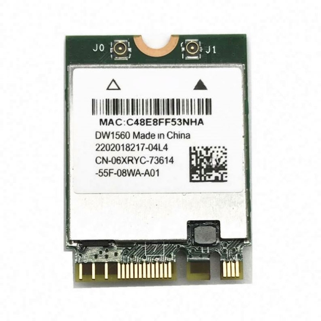 Brand DW1560 BCM94352Z 802.11ac NGFF M.2 867Mbps BCM94352 Ble 4.0 WiFi Wireless Card for Mac Hackintosh