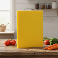 Planche à découper en HDPE résistante aux taches ZSPE pour les programmes de nutrition scolaire, service de restauration, planche à découper en plastique