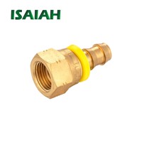 Raccords de tuyau hydraulique en laiton de qualité supérieure avec connecteur à filetage femelle