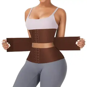 Latex Buik Taille Riem Custom Logo Buik Controle Shapewear Vrouwen Verstelbare Afslankriem Taille Trainer Wrap Korset Shaper