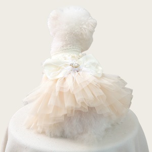 Vestido de tul estilo princesa para mascotas, estilo boda, para perros pequeños y gatos, falda de poliéster para las cuatro estaciones YF20260403 - Product Image 2