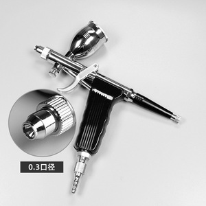 Aérographe à alimentation par gravité avec buse de 0,5 mm pour figurines, réparation de meubles, outils de peinture automobile - Product Image 2