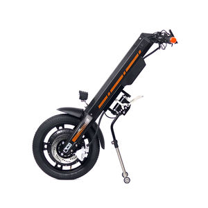 Mijo MT04 Hot, Remolque para <span class=keywords><strong>Silla</strong></span> <span class=keywords><strong>de</strong></span> <span class=keywords><strong>Ruedas</strong></span> Manual con <span class=keywords><strong>Motor</strong></span> <span class=keywords><strong>de</strong></span> Cubo <span class=keywords><strong>de</strong></span> 16 Pulgadas y 800W, 48V, Handcycle Eléctrico con Capacidad <span class=keywords><strong>de</strong></span> 120 kg, Terapia <span class=keywords><strong>de</strong></span> Rehabilitación - Product Image 5