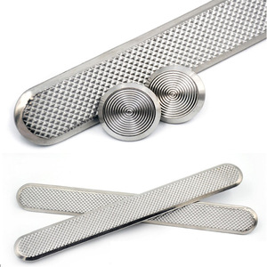 Indicateur tactile en acier inoxydable goujons de pavage fabricant de sol insérer un avertissement aveugle sécurité métro route chaussée bandes de <span class=keywords><strong>carborundum</strong></span> - Product Image 5