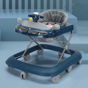 Trotteur réglable en usine pour tout-petits, <span class=keywords><strong>chariot</strong></span> d'apprentissage et de marche avec cadre en plastique pliable, jouets pour enfants de 0 à 3 ans - Product Image 4