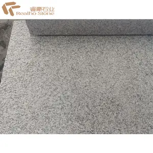 Granito de sal y pimienta gris G603 de luz natural china flameada para baldosas de granito para exteriores