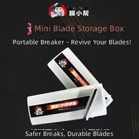 Couteau utilitaire MoxB Memobang haute précision, compact et élégant, avec boîte de rangement, mini-couteau à papier peint portable