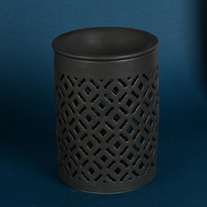Cerámica Cera Melt Warmer Vela Cera Melter Cera Melts Cubes Lámpara <span class=keywords><strong>de</strong></span> vela negra para decoración <span class=keywords><strong>de</strong></span> oficina en casa - Product Image 1