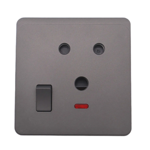 Enchufe e interruptor doble curvo (producto británico) para uso doméstico y hotelero 16A Interruptor simple y doble Fuente de alimentación de 250V - Product Image 5