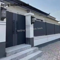 Panneaux de clôture en aluminium anti-rouille, norme australienne, modernes, à lattes horizontales, pour l'intimité, personnalisables pour les zones côtières et les villas