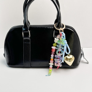 2026 Coolter Llavero de Corazón con Cuentas, Colgante de Letra Acrílica para Bolso, Colgante de Cuentas Colorido Estilo Ins para Bolsos y Carteras al por Mayor - Product Image 3