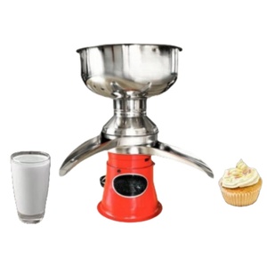 Separador de Crema de Leche Eléctrico Compacto para Uso Doméstico, Acero Inoxidable - Product Image 1