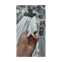 OEM Perles d'angle en PVC pour cloisons sèches Perles d'angle en plastique stuc pour le plâtrage des protections d'angle en ciment de gypse
