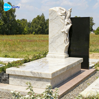Vente en gros de sculptures de monuments funéraires en marbre de taille réelle, faites à la main et personnalisées, pour cimetière, jardin, temple, villa, église