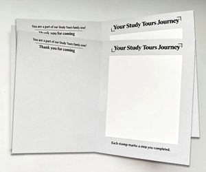 Brochure pliée personnalisée, affiche pliée en 2, impression sur carton pour dépliant promotionnel de produits pour petites entreprises - Product Image 2